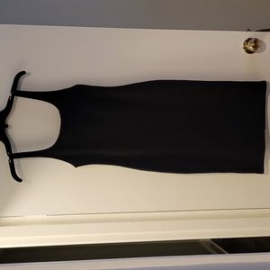 Zara simple Black Midi dress